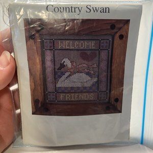 Cross My Heart - The Cottage Collection Cross Stitch Kit - COUNTRY SWAN